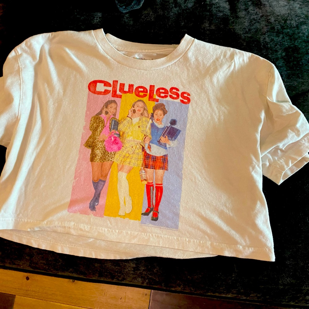 Women’s Abercrombie Size Medium oversized Clueless Crop Top